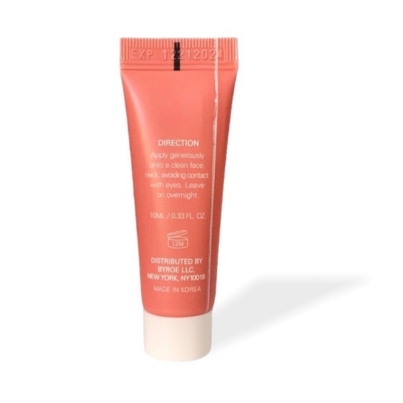 Byroe New York Golden Carrot 🥕 Overnight Relief Mask and Cosmedix brush duo NEW - Picture 7 of 11